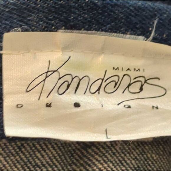 Vintage 80s Hand painted denim jacket - Picture 2 of 12